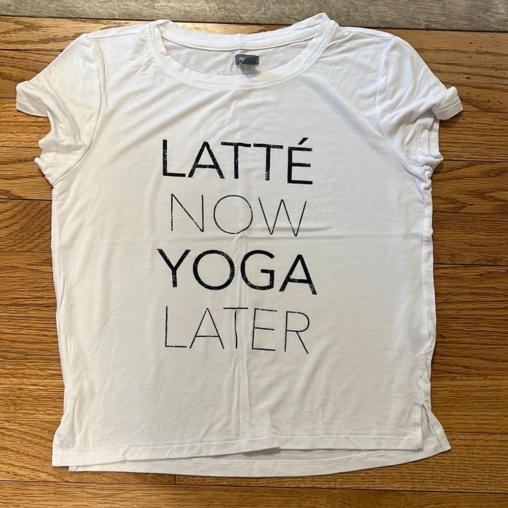 Aerie yoga latte tee